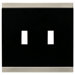 Basic Stripe Double Switch Wall Plate