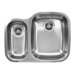 20.5" x 26.25" Double Bowl Undermount Stainless Steel Kitchen Sink