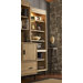Blair Open Bookcase with Three-Way Ambient Touch Lighting