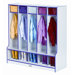 5 Section Coat Locker with Step
