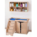 Right Changing Table with Stairs Combo