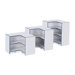 KYDZ Rainbow Accents Corner Storage - Rectangular (30" x 15")