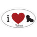 I Heart Maltese Car Magnet