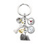 Maltese Enamel Key Chain