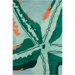 Cinzia Green Abstract Rug