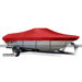 Fish and Ski Style Boat Cover with Walk-Thru Windshields