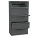 700 Series Five-Drawer Lateral File w/roll-Out & Posting Shelf, 36w, CCY