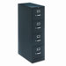 H320 Series Four-Drawer, Full-Suspension File, Letter, 26-1/2"d, Black