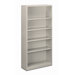 71" H Five Shelf Steel Bookcase