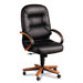 2190 Pillow-Soft Wood Series Executive High-Back Chair