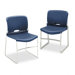 Olson Stacker Chair, Navy, Four/Carton