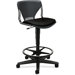 Height Adjustable Olson Lab/Task Shell Stool with Upholstered Seat Pad