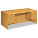 10700 Series Desk, 3/4-Height Double Pedestals