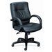 Mid-Back Leather Executive Chair with Arms