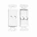 Two Hole Horizontal Wall Plate Insert