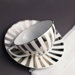 Platinum Fine Bone China Striped Teacup