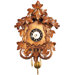 Clock with Extensive Leaf Detail