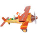 Santa in Bi-plane Incense Burner