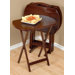 Regalia Folding TV Tray Set with Stand (Set of 4)