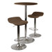 Kallie 3 Piece Pub Table and Stools Set in Cappuccino