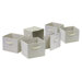 Capri Foldable Fabric Baskets in Beige (Set of 6 )