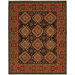 Black/Red Rug