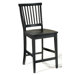 Arts and Crafts 24" Counter Stool in Ebony