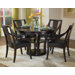 Rio Vista 5 Piece Reversible Game Table Set in Espresso