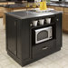 Versitile Kitchen Island with Stainless Steel Top