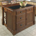 Aspen Kitchen Island with Granite Top