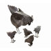 Hen and Chicks Statue Set