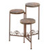 Antiqued Tri-Level Plant Stand