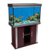 Nautilus III Aquarium with Silver Trim and Stand