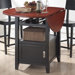 Baxton Studio Dayton Modern Drop Leaf Pub Table