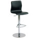 Weston Adjustable Bar Stool in Black