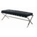 Auguste Naugahyde Bench