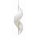 Twirl Pendant Lamp in White