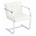 Julius Lounge Chair in White