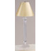 27" H x 11" Battersby Buffet Lamp with Classic Shade in Satin Nickel