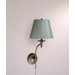 Josephine Wall Sconce with Charlotte Barrel Shade in Gold Laced Cafe