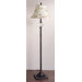 Keats Floor Lamp with Stowe Shade in Brushed Espresso