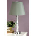Lola Table Lamp with Charlotte Barrel Shade in Crystal
