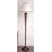 Marshall Floor Lamp with Wilby Empire Shade in Gold Laced Cafe