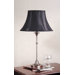 Morgan Table Lamp with Charlotte Bell Shade in Antique Pewter