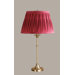 Morgan Table Lamp with Charlotte Shade in Satin Brass