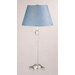 State Street Adjustable Accent Lamp with Lucille Shade in Shiny Silver