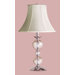 Vosges Table Lamp with Classic Shade in Crystal