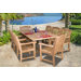 Amazonia Teak  9 Piece Dining Set