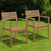 Canberra Stacking Dining Arm Chairs (Set of 2)