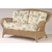 Boca Wicker Loveseat with Cushions